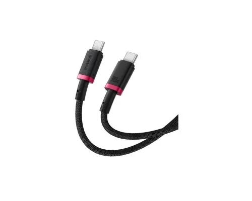 Дата кабель USB-C to USB-C 2.0m 100W Dura Series black red Baseus (P10377803U01-03)