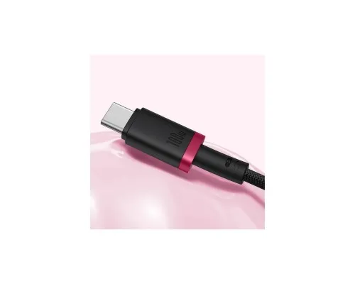 Дата кабель USB-C to USB-C 2.0m 100W Dura Series black red Baseus (P10377803U01-03)