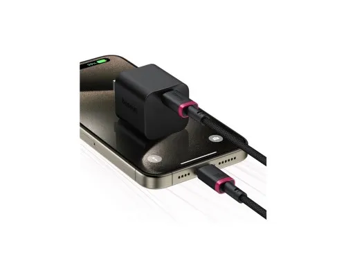 Дата кабель USB-C to USB-C 2.0m 100W Dura Series black red Baseus (P10377803U01-03)