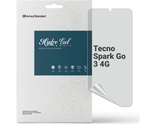 Плівка захисна Armorstandart hydrogel Matte Tecno Spark Go 3 4G (ARM91008)