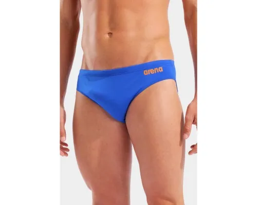Плавки Arena Team Swim Briefs Solid 004773-803 синій, помаранчевий 85 (3468337731375)