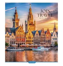 Зошит Школярик Join Travel 96 аркушів клітинка (096-3680K)