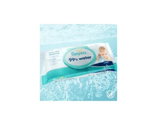 Дитячі вологі серветки Pampers 99 Water 60 шт х 6 пачок (360 шт) (8006530116596)