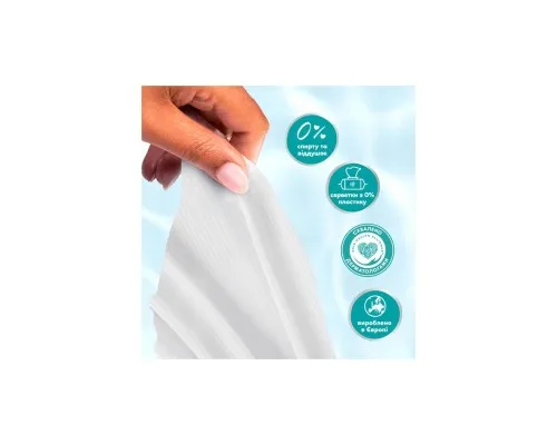 Дитячі вологі серветки Pampers 99 Water 60 шт х 6 пачок (360 шт) (8006530116596)