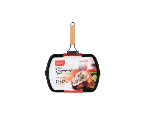 Сковорода Ardesto Gemini Baceno Grill 34х24 см (AR1934GF)