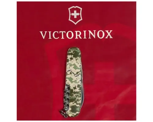 Ніж Victorinox Spartan Army 91 мм Піксель + Лого (1.3603.3_W3941p)