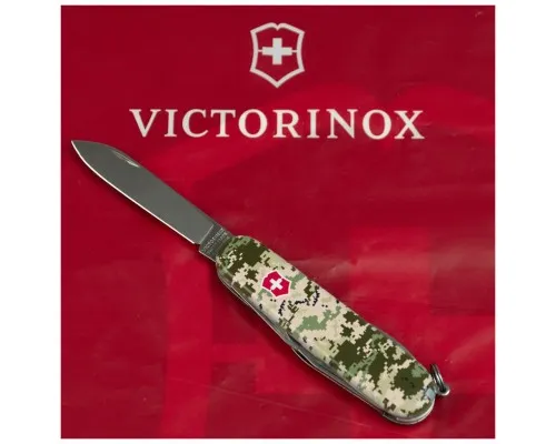 Ніж Victorinox Spartan Army 91 мм Піксель + Лого (1.3603.3_W3941p)