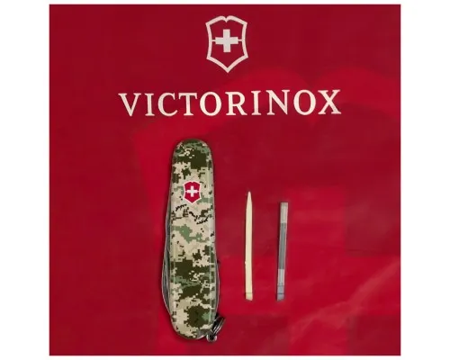 Ніж Victorinox Spartan Army 91 мм Піксель + Лого (1.3603.3_W3941p)