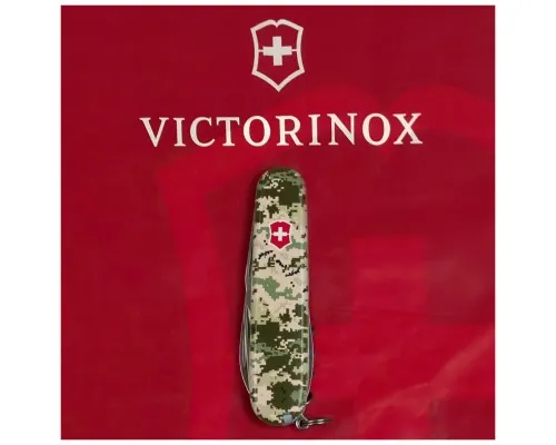 Ніж Victorinox Spartan Army 91 мм Піксель + Лого (1.3603.3_W3941p)