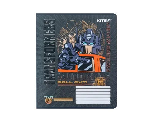 Зошит Kite Transformers 18 аркушів, клітинка (TF24-236)