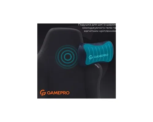 Крісло ігрове GamePro FGC750B Size L Fabric Black (FGC750B)