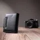 Гаманець ST Leather З натуральної шкіри Чорний (22703)