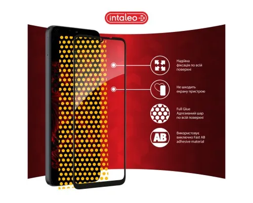 Скло захисне Intaleo Full Glue ZTE Blade A55 Black (1283126598746)