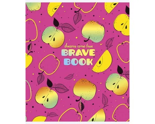 Зошит Школярик Brave book 12 аркушів лінія (012-3022L)