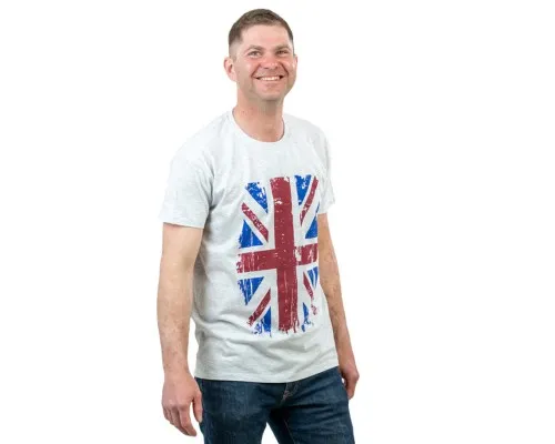 Футболка Sol's Regent Great Britain Flag 150 світло-меланжевий S (11380300/10S)