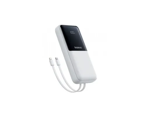 Батарея універсальна Baseus Lipow 20000mAh 22,5W PD, QC/3.0, White (P10079102213-00)