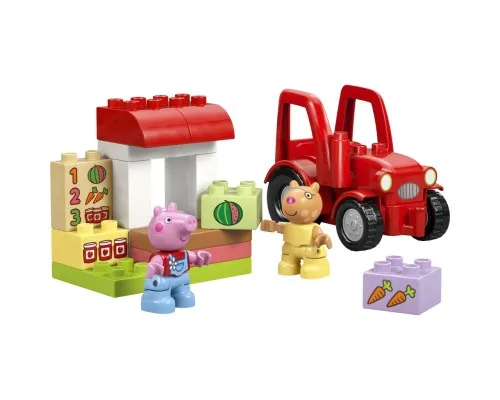 Конструктор LEGO DUPLO Peppa Pig Трактор і ринок (10468)