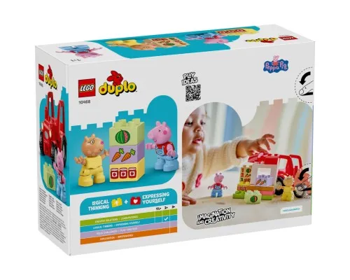 Конструктор LEGO DUPLO Peppa Pig Трактор і ринок (10468)
