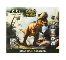 Пластилін ZiBi KIDS Line DINO 10 кольорів, 160 г (ZB.6278)