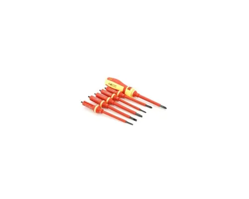 Викрутка Voltronic з насадками, 6 в 1, діелектрична, з індикатором, CRV, Box (М616)