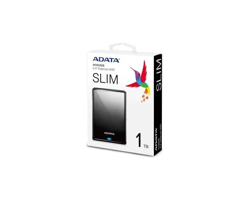 Зовнішній жорсткий диск 2.5" 1TB ADATA (AHV620S-1TU31-CBK)