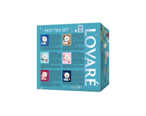 Чай Lovare Fest Tea Set 90 пакетиків асорті (lv.79907)