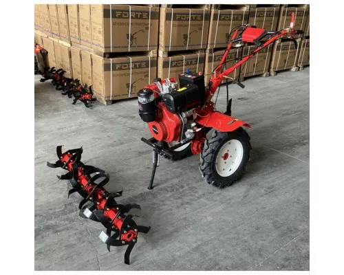 Культиватор Forte 1350Е, колеса 12", 9кс (113390)