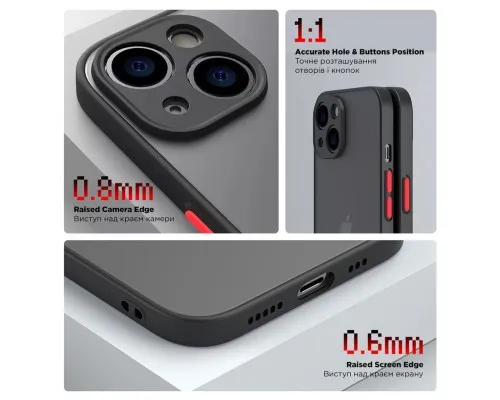 Чохол до мобільного телефона Armorstandart Frosted Matte Xiaomi Redmi Note 13 Pro 4G Black (ARM73142)