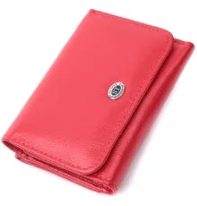 Гаманець ST Leather З натуральної шкіри Червоний (22721)