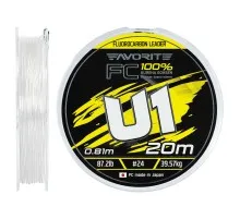 Флюорокарбон Favorite U1 FC 20m 24/0.81mm 87.2lb/39.57kg (1693.12.02)