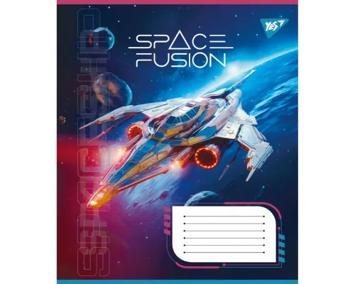 Зошит Yes Space fusion А5 36 аркушів клітинка (767070)