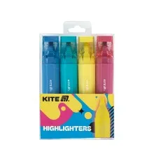 Набір маркерів Kite Highlighter Creative Trendy Colors, набір з 4-х кольорів (K24-1144-4)