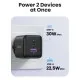 Зарядний пристрій Ugreen USB + USB-C GaN 30W X516 black (65014)