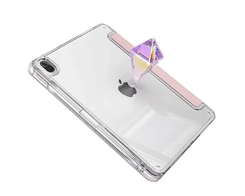 Чохол до планшета BeCover Ultra Slim Origami Transparent Apple iPad Air 11" M4 2026 Pink (715185)
