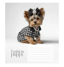Зошит Школярик Star Fashion pets 12 аркушів клітинка (012-3687K)