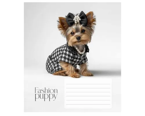 Зошит Школярик Star Fashion pets 12 аркушів клітинка (012-3687K)