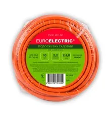 Мережевий подовжувач EUROELECTRIC ПВС 2x1 без заземлення 1 гн. помаранчевий 10м (ES2X1-10M-OR)
