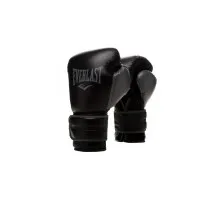 Боксерські рукавички Everlast PowerLock Boxing Training Gloves P00002284 чорний 12 унцій (009283608330)
