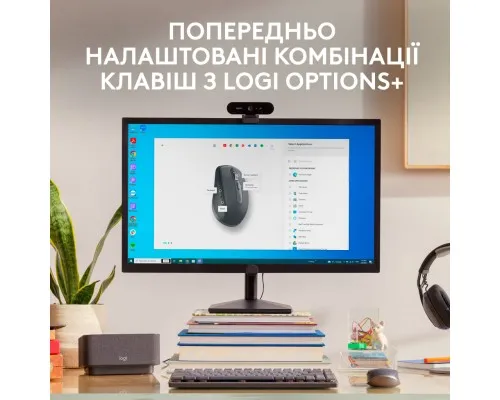 Мишка Logitech MX Anywhere 3S for Business Wireless/Bluetooth + Mouse Pad Studio Series Graphite (MX910-006958)