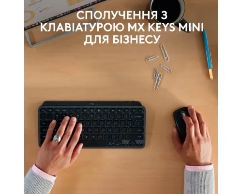 Мишка Logitech MX Anywhere 3S for Business Wireless/Bluetooth + Mouse Pad Studio Series Graphite (MX910-006958)