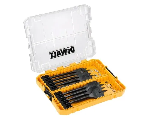 Набір свердл DeWALT перових EXTREME IMPACT по дереву, 9 шт, кейс Tough Case (DT70751)