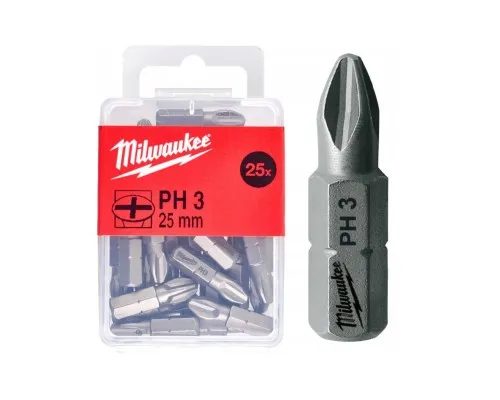 Набір біт Milwaukee PH3, 25мм, 25шт (4932399588)