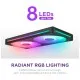Кулер до корпусу NZXT F280 RGB Core Fan (Single Frame) - Black (RF-U28HF-B1)