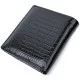 Гаманець ST Leather З натуральної шкіри Чорний (22706)