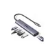 Порт-реплікатор Ugreen CM478 USB Type-C HDMI, USB/3.0, Type-C for charging PD/100W (15495)