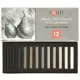 Пастель Santi Grey Tones суха 12 кол (353698)