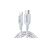 Дата кабель USB-C to Lightning 1.0m 3A 60W US304 white Ugreen (70523)