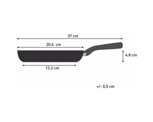 Сковорода Tefal Hard Stone 28 см (D4560632)