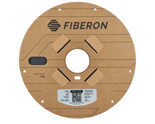 Пластик для 3D-принтера Polymaker Fiberon PPS-CF10 1,75mm 3kg BLACK (FM01002)