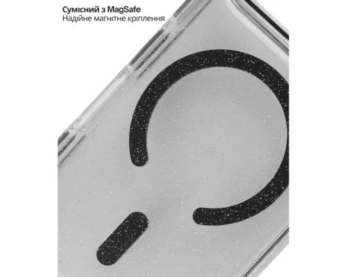 Чохол до мобільного телефона BeCover FIBRA Star Shine MagSafe Apple iPhone 17 Pro Max Black (715432)